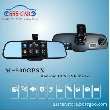 5'' Rearview Camera Android GPS with 1080P DVR